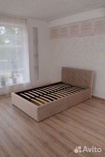 Кровать 120х200 Роза велюр