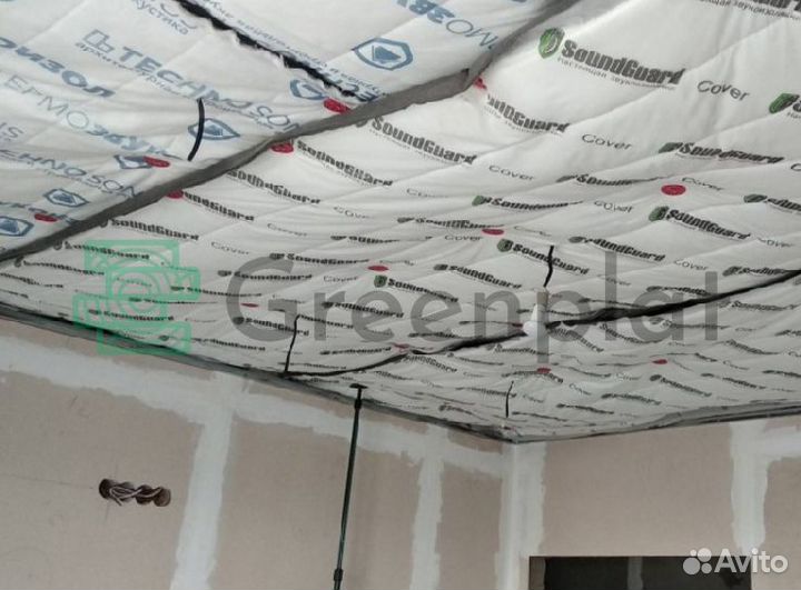 Звукоизоляция cаундгард для стен, пола, потолка