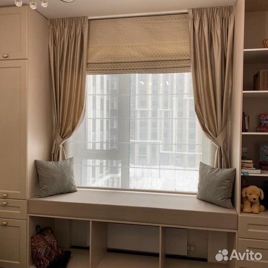 Пошив штор и тюлей