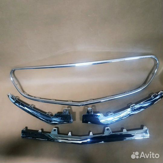 Хром бампера Mercedes E Class 212 AMG