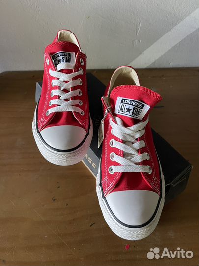 Кеды Converse короткие красные