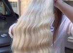 Волосы русские детские окрашенные 56 см