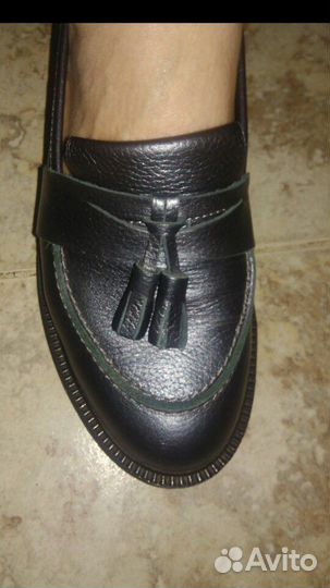 Кожаные лоферы.Secret Zone-Сербия