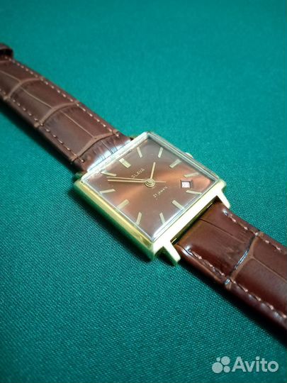 Часы слава СССР позолоченные