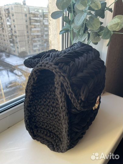 Рюкзак вязаный (ручная работа)