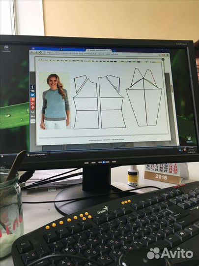 Разработка лекал и отшив образца