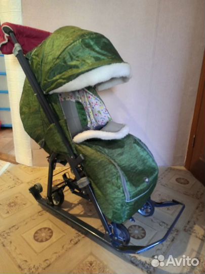 Санки коляска nika