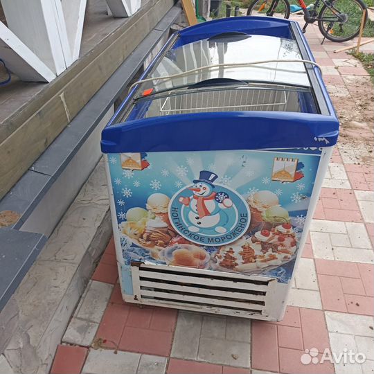Морозильный ларь со стеклом бу