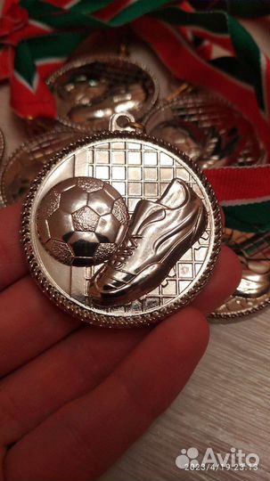 Медали футбол без нанесения спортивные