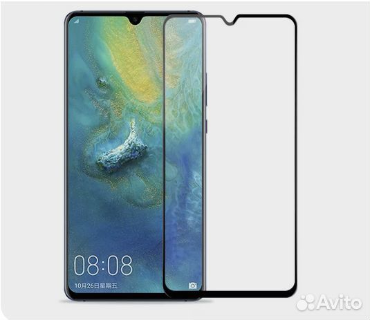 Защитное стекло для Honor Huawei Mate 20x Full чер