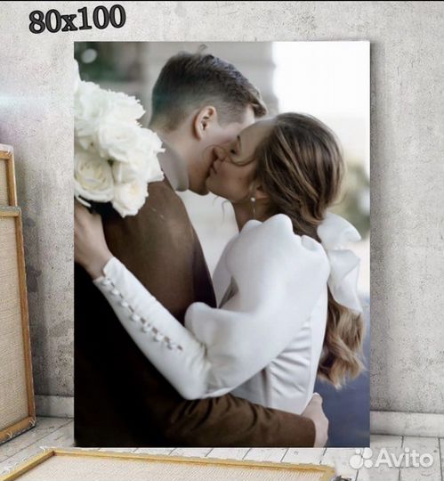 Портрет на заказ.Печать фото на холсте