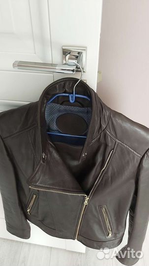 Massimo dutti кожаная куртка