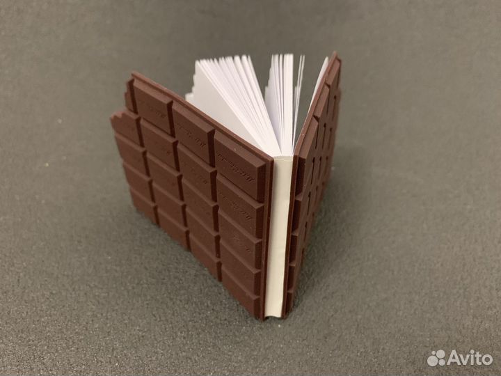 Блокнот для записи в виде шоколадки