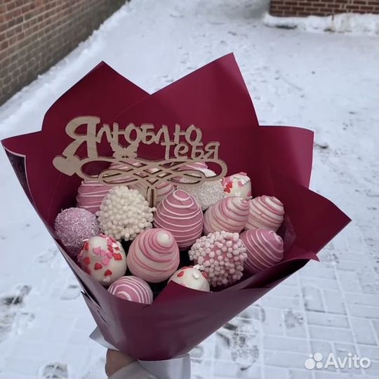 Букет из клубники в шоколаде Восторг М