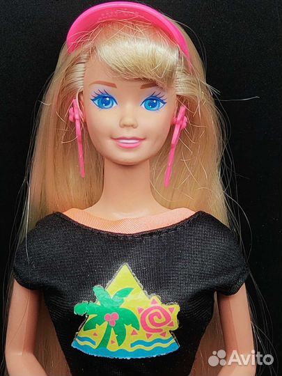 1993 год. Глиттер Хеир Барби. Малайзия, блондинка