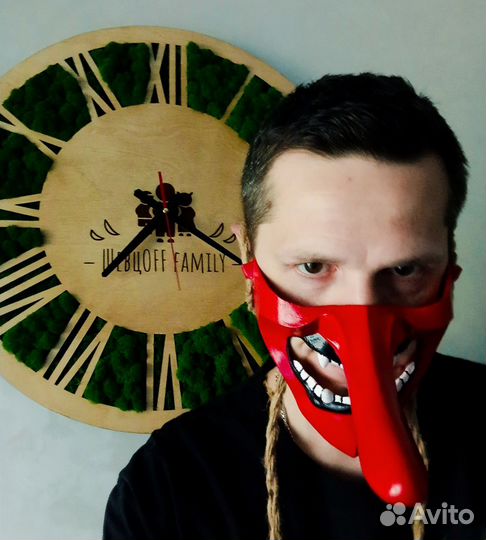 Маска самурая демона tengu