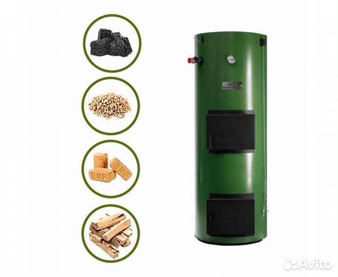 Твердотопливный котел