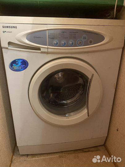 Стиральная машина samsung bio compact fuzzy s821