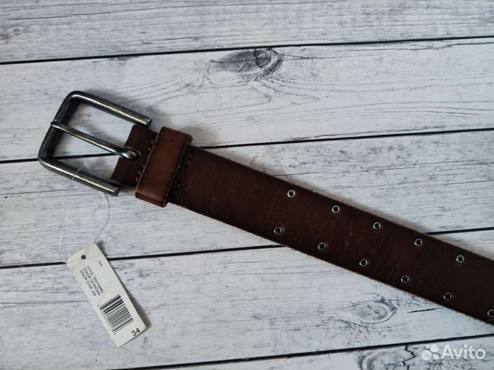 Dkny новый кожаный ремень 34 оригинал