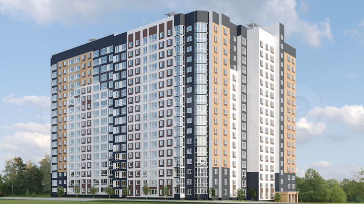 1-к. квартира, 37,1 м², 9/17 эт.