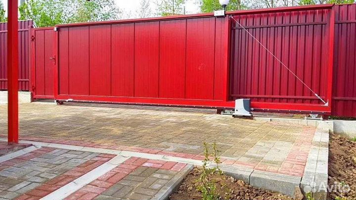 Автоматические откатные ворота