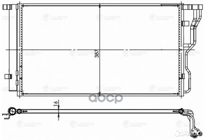 Конденсер hyundai I40 (11) SH 62591419 lrac 08