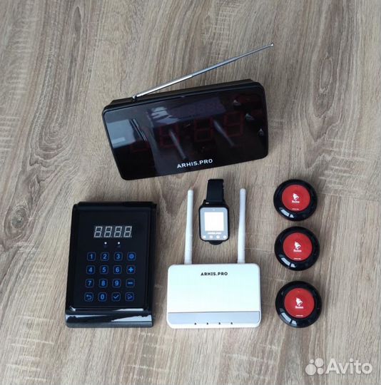 Система вызова персонала беспроводная - комплект