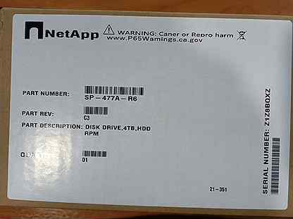 Жесткий диск Netapp 4Tb SP-477A-R6 / X477A-R6