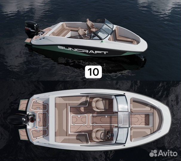 Катер Лодка SunCraft v6