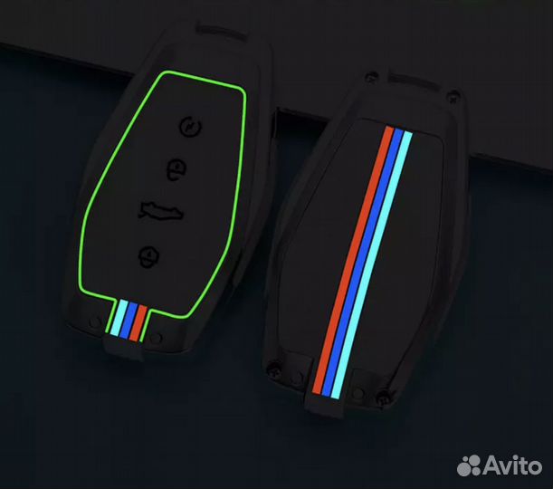 Чехол на ключ Geely Coolray, Monjaro/ Джили Кулрей, Монжаро type 2 grey