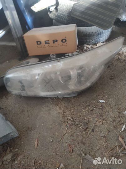 Фара левая kia ceed 2