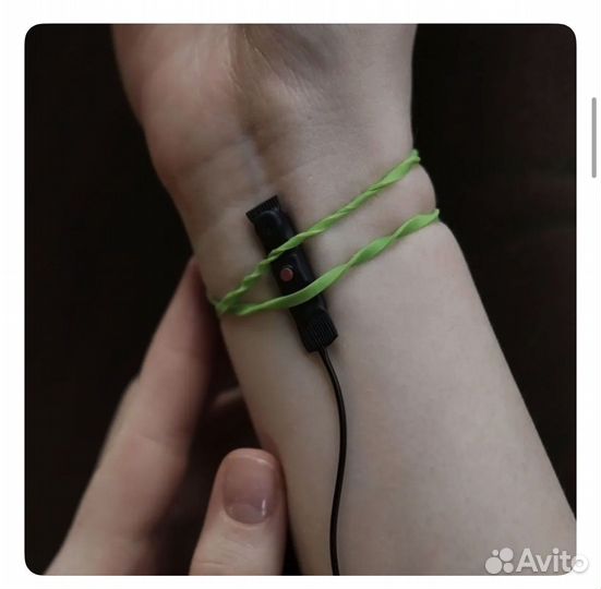 Микронаушник магнитный с кнопкой пищалкой