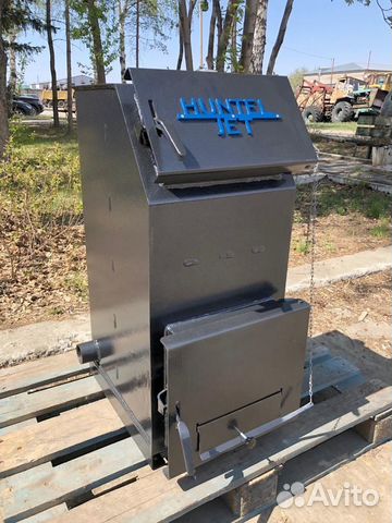 Твердотопливный котёл с увеличенной топкой