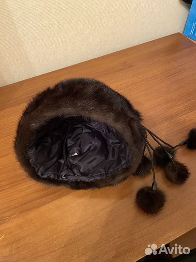 Шапка норковая женская