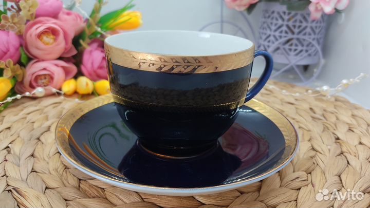 Антиквариат Винтажный чайный сервиз СССР