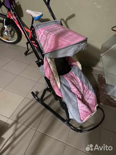 Санки Коляска скользяшки