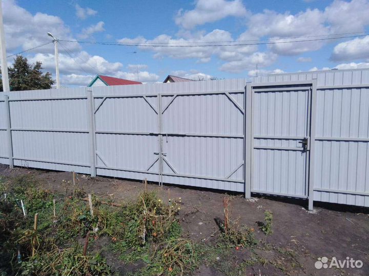 Заборы ворота навесы