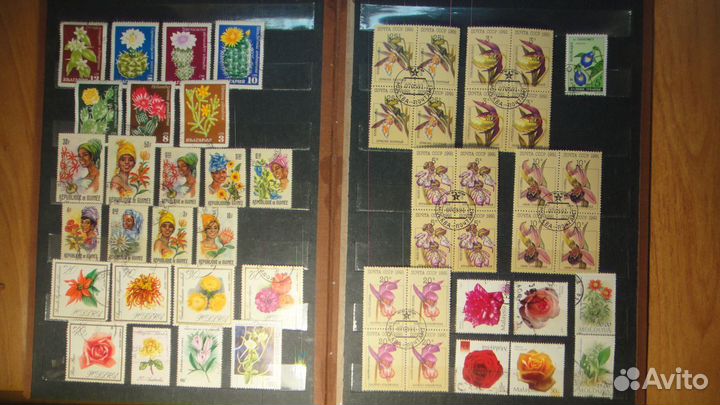 Марки мира Флора, цветы. 500 марок