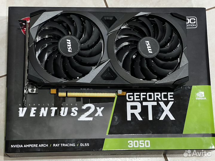 Видеокарта rtx 3050 8GB