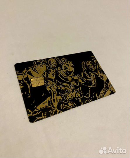 Банковская карта из металла Arc warden