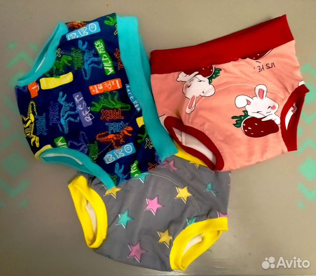 Многоразовые трусики для приучения к горшку. Пошив