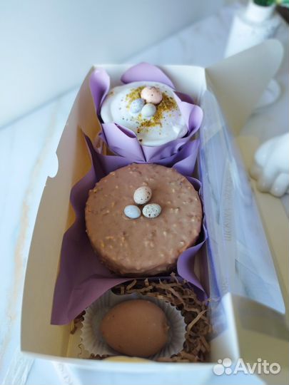 Куличи, бенто-пасха, муссовые яйца