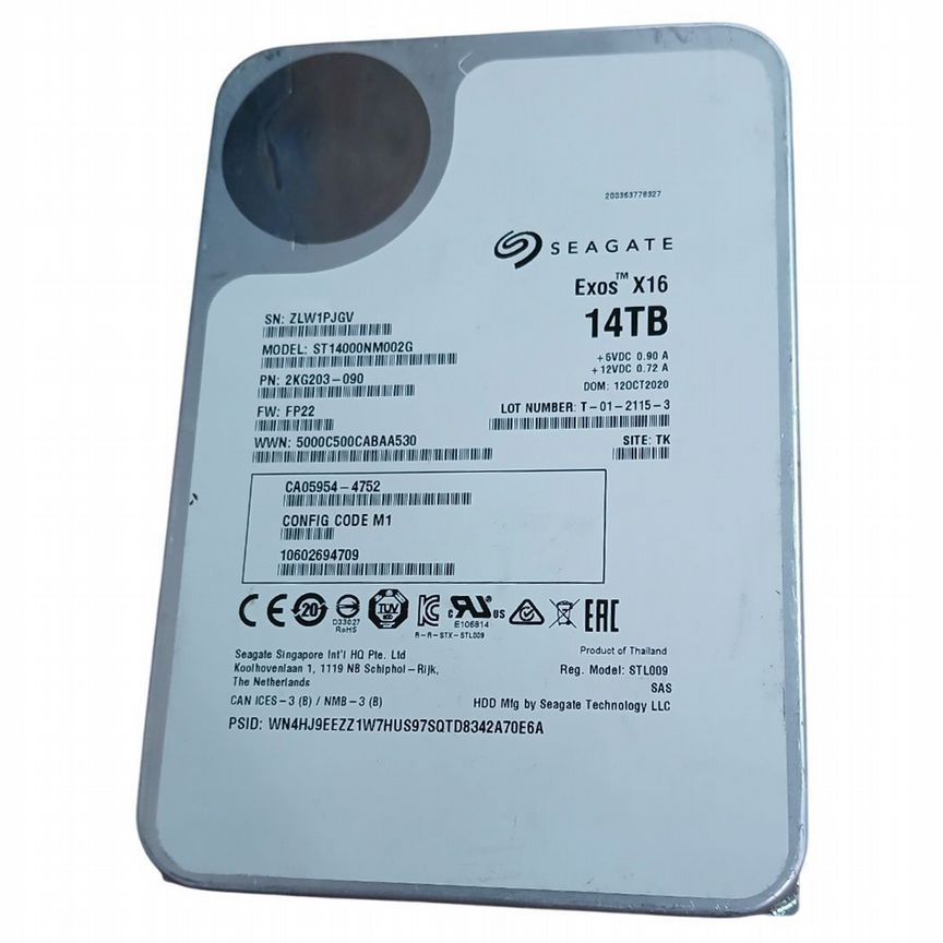 [2KG203-090] Жесткий Диск Fujitsu 14tb Sas 3,5" Hdd 2kg203-090