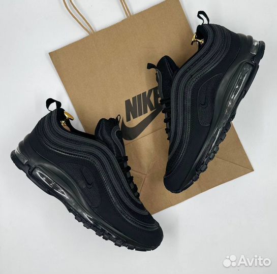 Осенние Кроссовки Nike Air Max 97 Black