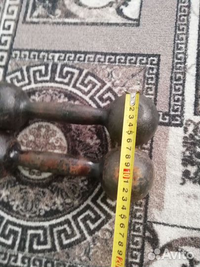 Гантели 4кг СССР пара8кг
