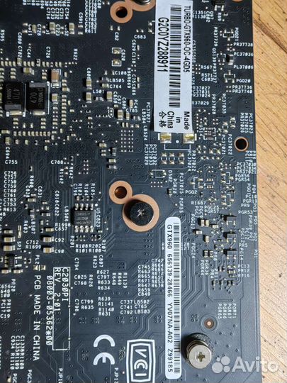 Видеокарта nvidia geforce gtx960 4GB OC, Asus