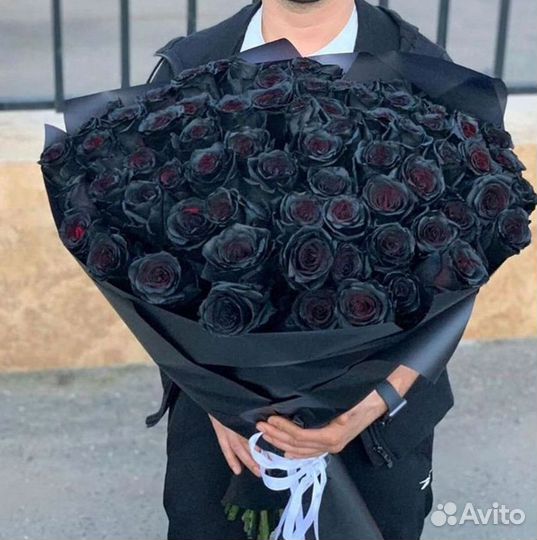 Чёрные розы. Цветы Букеты с доставкой