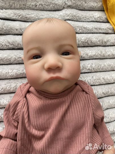 Кукла реборн 42 см полностью силикон