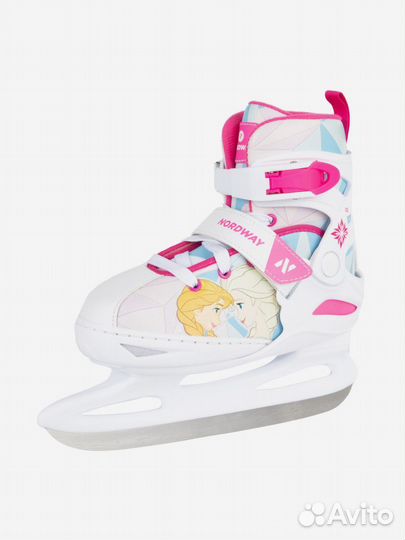 Коньки детские раздвижные Холодное сердце