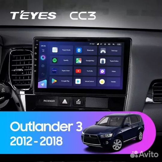 Магнитола Teyes CC3L 4/32 Mitsubishi Outlander